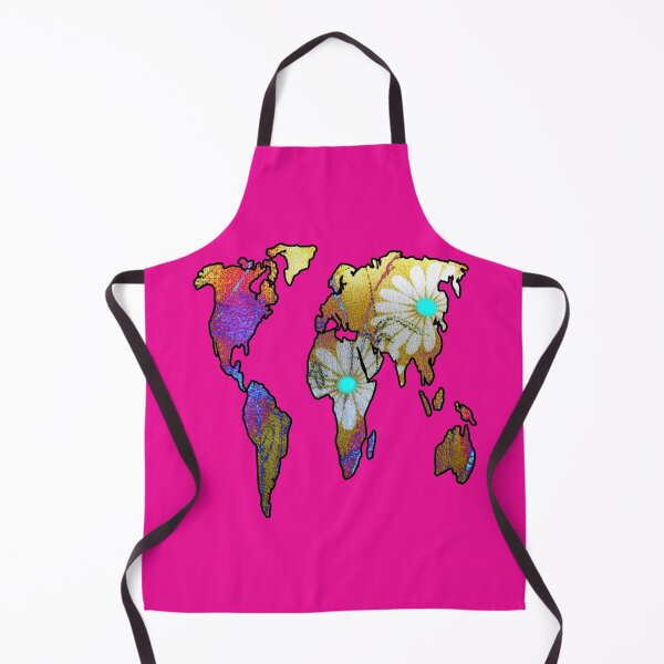 Item preview, Floral World Map designed and sold by artbyomega.