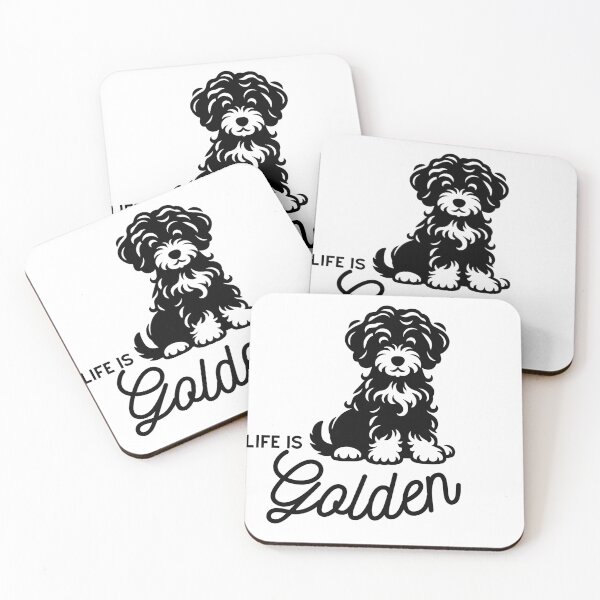 Item preview, Goldendoodle Cute Art Design Life Is Golden designed and sold by PeriwinkleStone.