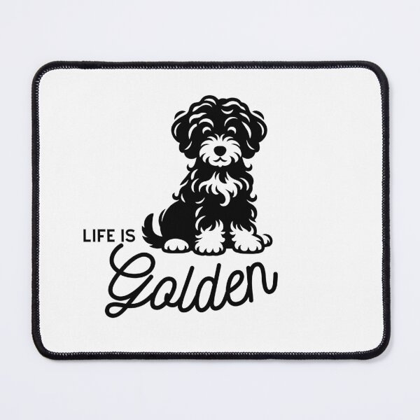 Item preview, Goldendoodle Cute Art Design Life Is Golden designed and sold by PeriwinkleStone.