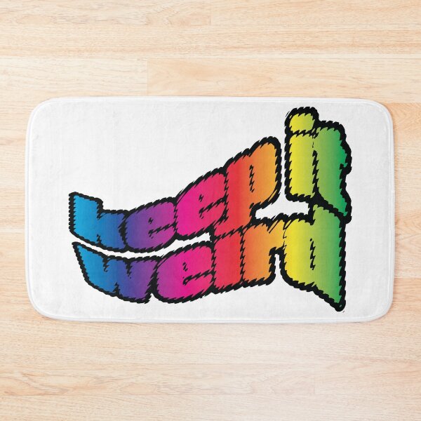 Item preview, Keep it Weird Fidgety, Groovy Lettering designed and sold by wickedpretty.