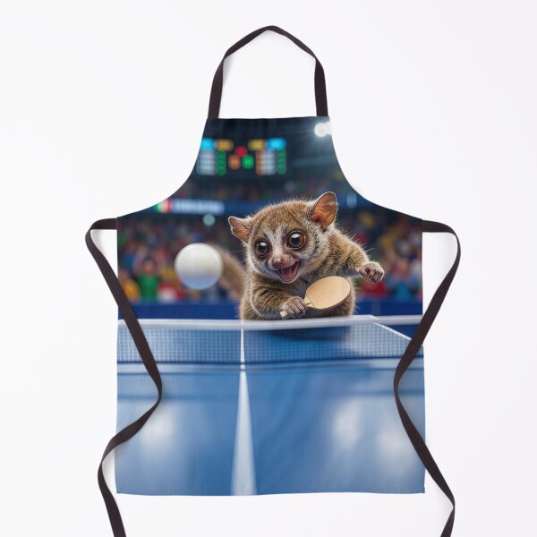 Item preview, Bush Baby Has a Passion for Table Tennis designed and sold by Tridentulus.