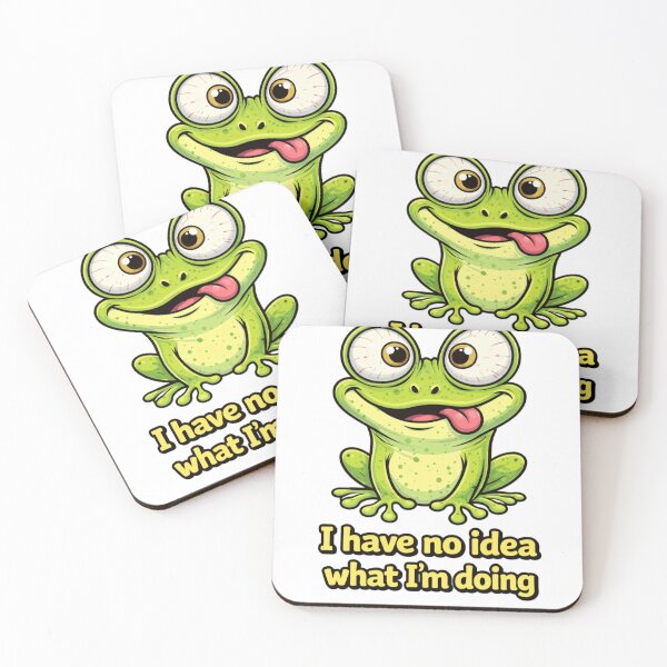 Artikelvorschau, Dummer Frosch entworfen und verkauft von Quiet Chaos Creations.