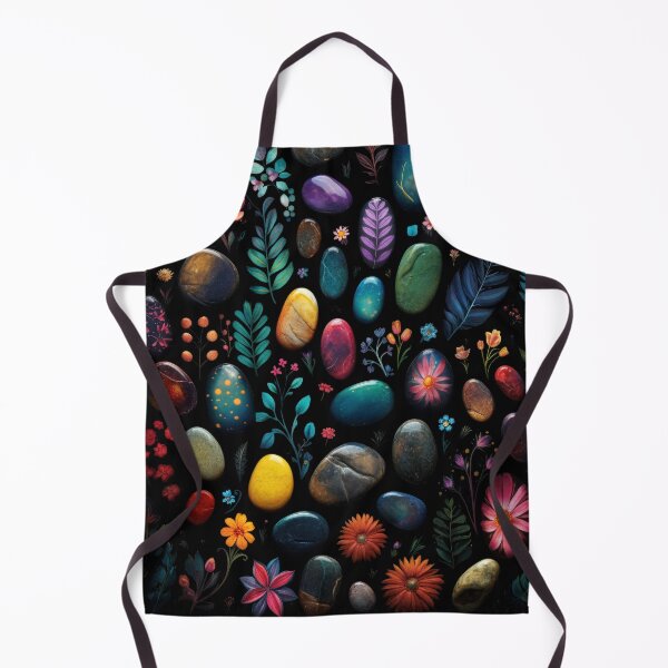 Item preview, Jewel-Toned Floral and Stone Mosaic designed and sold by Thalassora.
