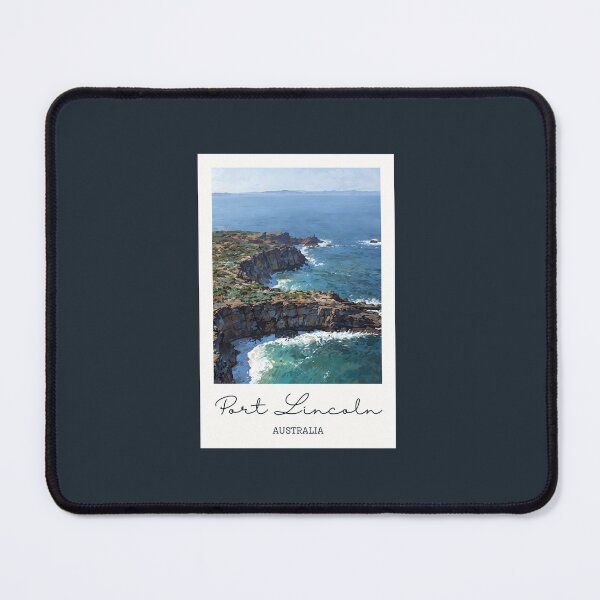 Item preview, Port Lincoln Cliffs - Vintage Souvenir designed and sold by twentytwo ART souvenir designs.