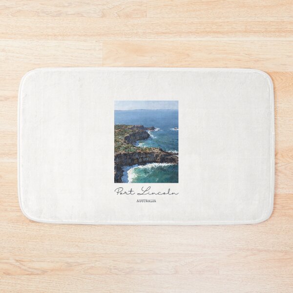 Item preview, Port Lincoln Cliffs - Vintage Souvenir designed and sold by twentytwo ART souvenir designs.