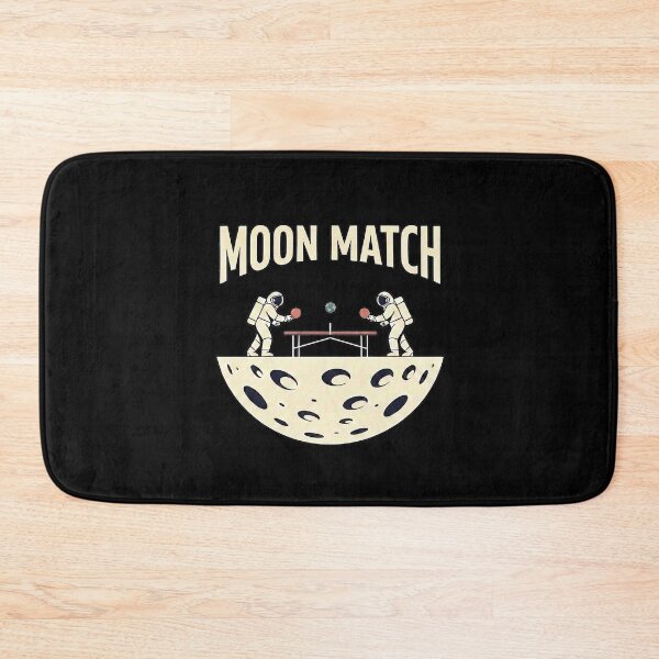 Item preview, Moon Match – Funny Astronaut Playing Table Tennis in Space designed and sold by D-Oles-Mercher.