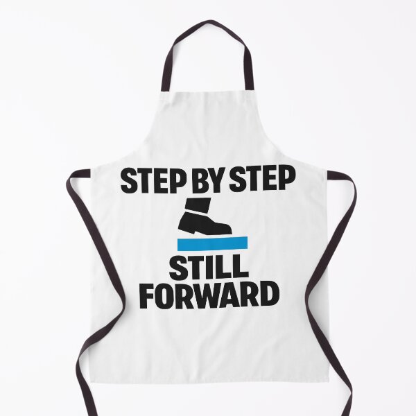 Item preview, STEP BY STEP STILL FORWARD Minimalist Typography Quote designed and sold by FunFitLife Studio.