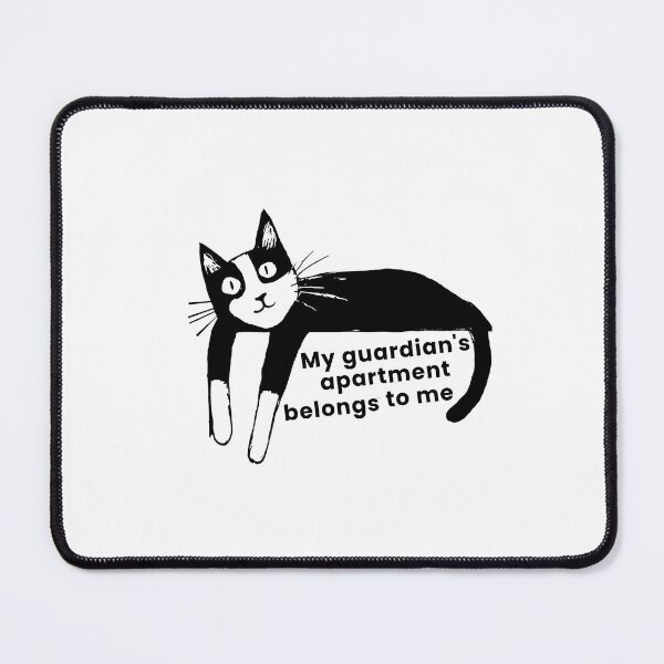 Item preview, My Guardian’s Apartment Belongs to Me Lazy Cat Shirt – Cats & Vibes designed and sold by PhokaPhokich.