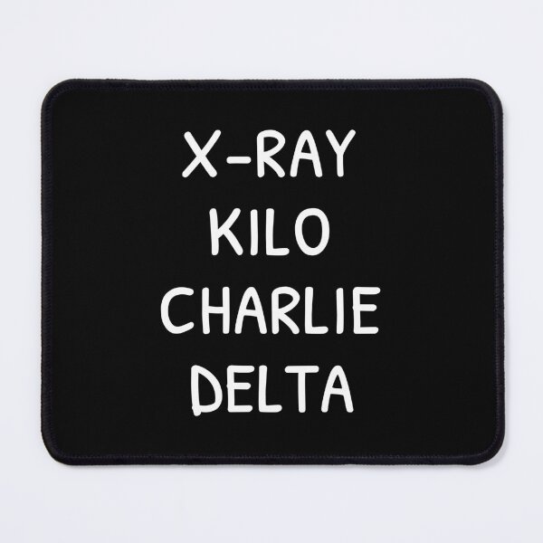 Item preview, XKCD X-Ray Kilo Charlie Delta NATO Phonetic Alphabet  designed and sold by AnnSign.