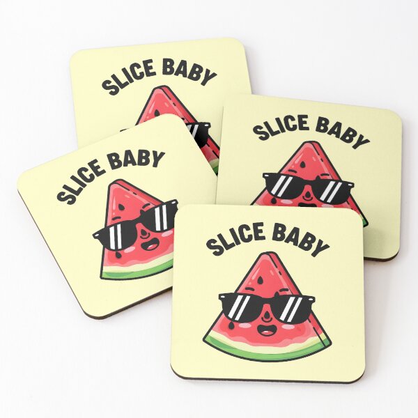Item preview, Slice Baby – Funny Watermelon Summer Design designed and sold by Sea Gem.