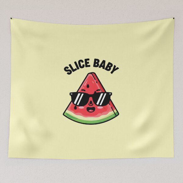 Item preview, Slice Baby – Funny Watermelon Summer Design designed and sold by Sea Gem.