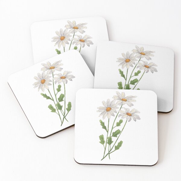 Item preview, Daisy Watercolor Flowers designed and sold by NaughtyFlorals.