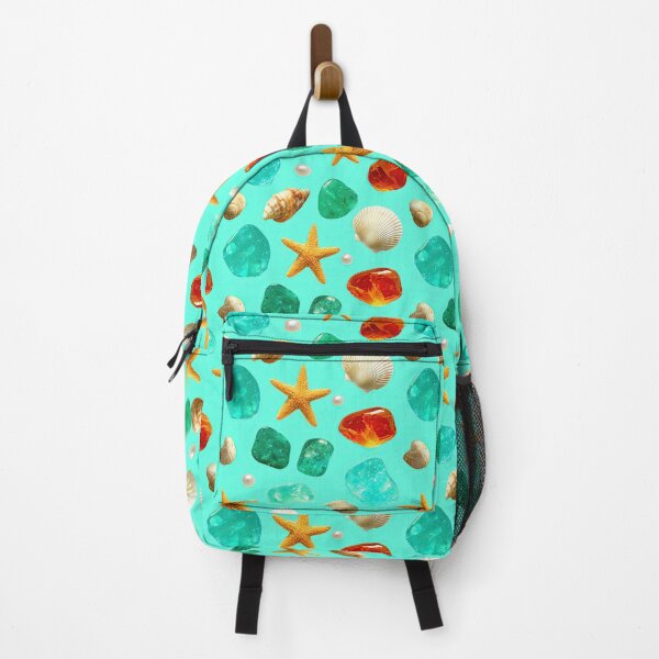 Item preview, Bright Teal Sea Glass and Starfish designed and sold by Piotrek0001.