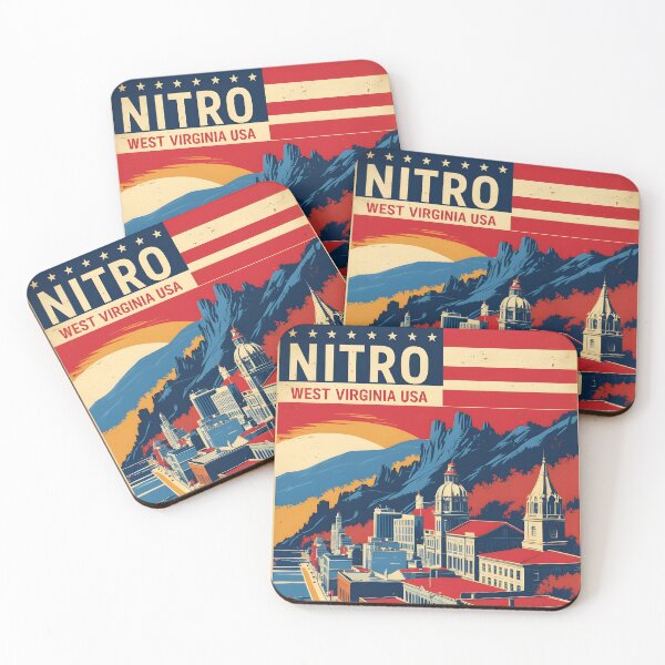 Item preview, Nitro West Virginia 1950s USA Vintage Travel Tourism designed and sold by TravelersGems.
