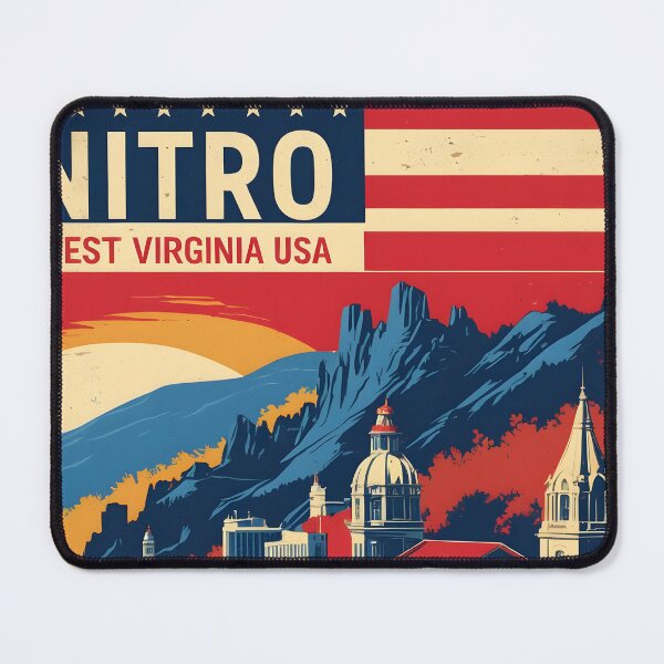 Item preview, Nitro West Virginia 1950s USA Vintage Travel Tourism designed and sold by TravelersGems.