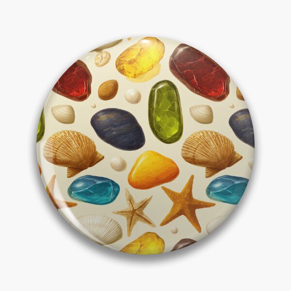 Item preview, Large Colorful Sea Glass Stones Pattern designed and sold by Piotrek0001.