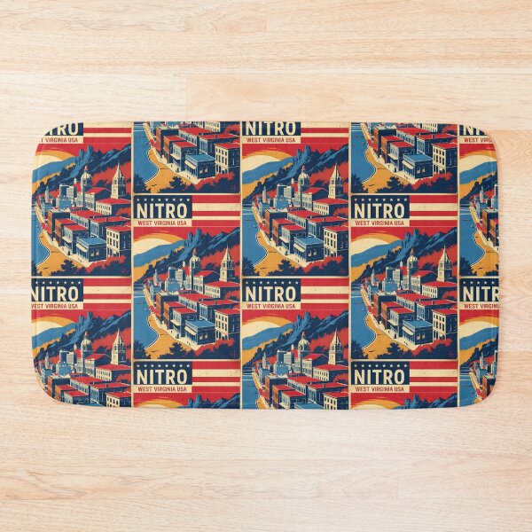 Item preview, Nitro West Virginia 1950s USA Vintage Travel Tourism designed and sold by TravelersGems.