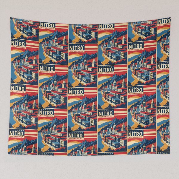 Item preview, Nitro West Virginia 1950s USA Vintage Travel Tourism designed and sold by TravelersGems.