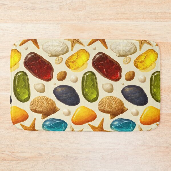 Item preview, Large Colorful Sea Glass Stones Pattern designed and sold by Piotrek0001.