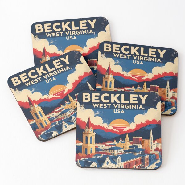Item preview, Beckley West Virginia 1950s USA Vintage Travel Tourism designed and sold by TravelersGems.