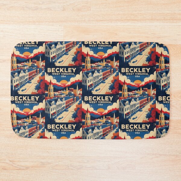 Item preview, Beckley West Virginia 1950s USA Vintage Travel Tourism designed and sold by TravelersGems.