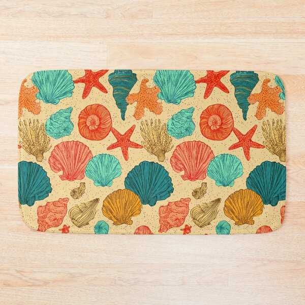 Item preview, Coral Pink and Orange Shells on Sand designed and sold by Piotrek0001.