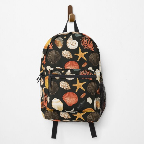 Item preview, Elegant White Shells and Coral on Black designed and sold by Piotrek0001.