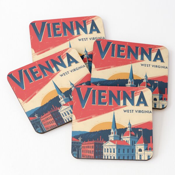 Item preview, Vienna West Virginia 1950s USA Vintage Travel Tourism designed and sold by TravelersGems.