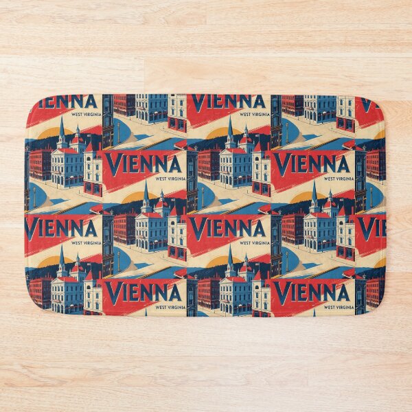 Item preview, Vienna West Virginia 1950s USA Vintage Travel Tourism designed and sold by TravelersGems.