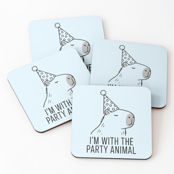 Item preview, I'm With The Party Animal designed and sold by Amir Faysal.