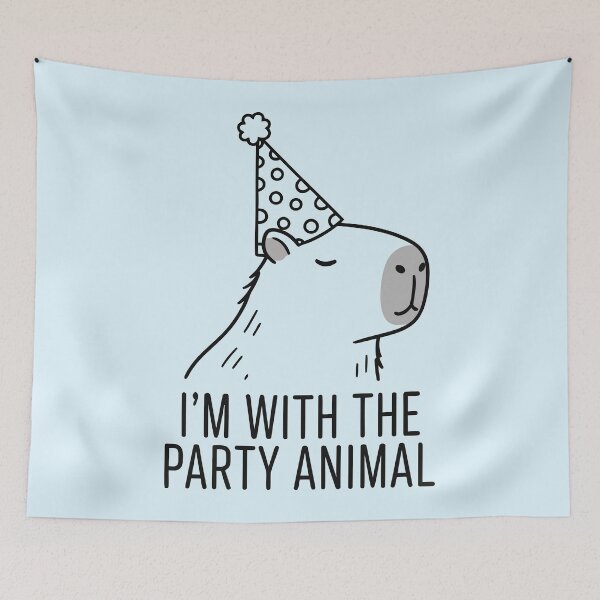 Item preview, I'm With The Party Animal designed and sold by Amir Faysal.