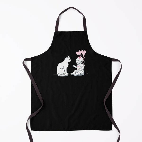 Item preview, Tender Lines: Baby and Kitten designed and sold by NoraStudioArt.