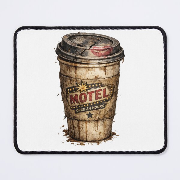 Item preview, Lipstick-Stained Motel Coffee Cup designed and sold by jgvisualarts.