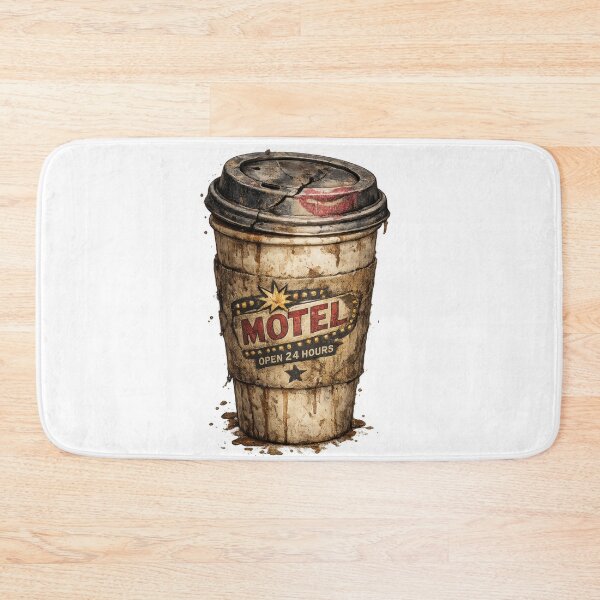 Item preview, Lipstick-Stained Motel Coffee Cup designed and sold by jgvisualarts.