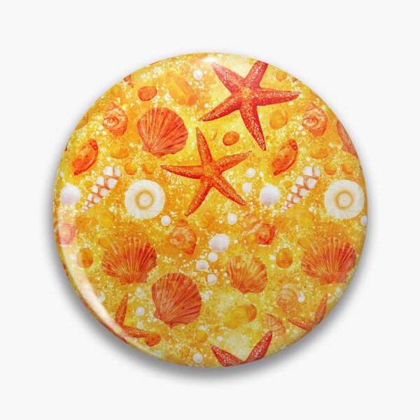Item preview, Vibrant Yellow and Orange Starfish Pattern designed and sold by Piotrek0001.