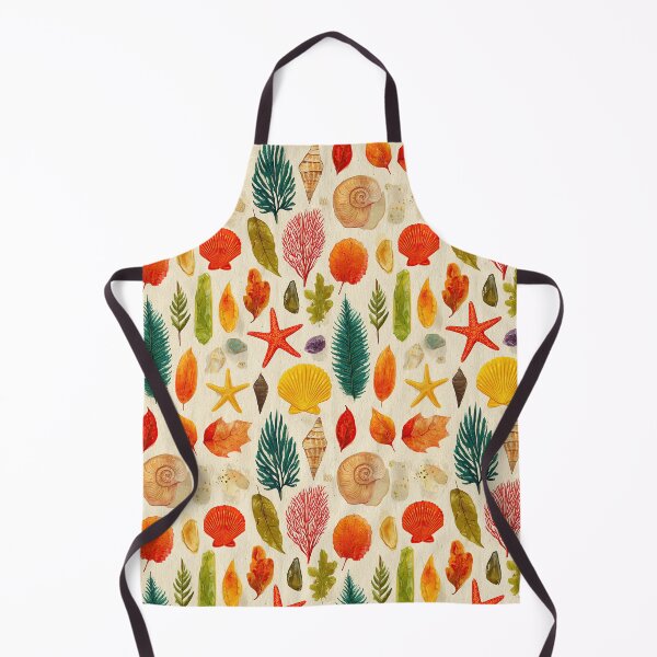 Item preview, Watercolor Coral Shells and Green Seaweed designed and sold by Piotrek0001.
