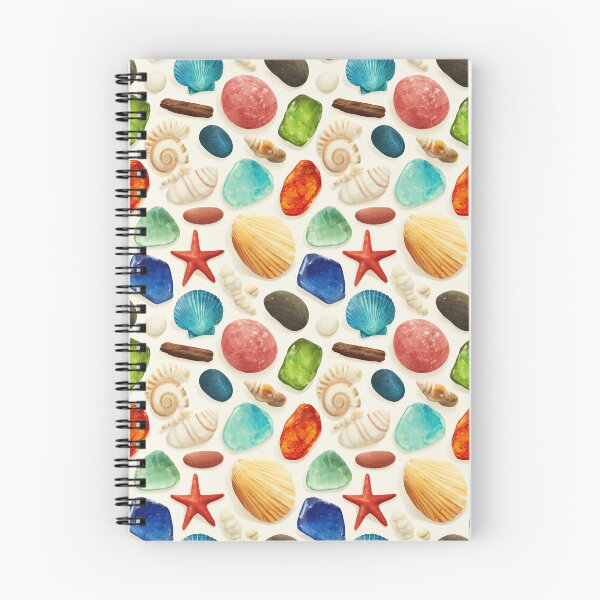Item preview, White Sand with Colorful Sea Glass and Starfish designed and sold by Piotrek0001.