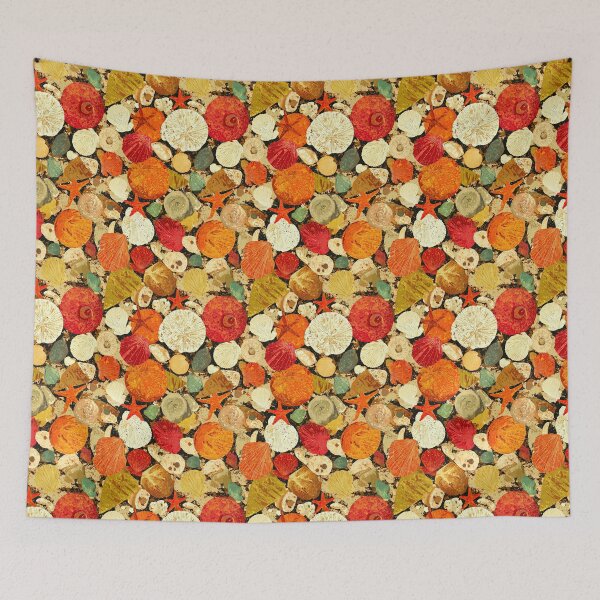 Item preview, Dense Colorful Shells and Starfish Mosaic designed and sold by Piotrek0001.
