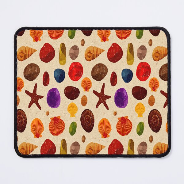 Item preview, Red and Orange Painted Shells on Sand designed and sold by Piotrek0001.