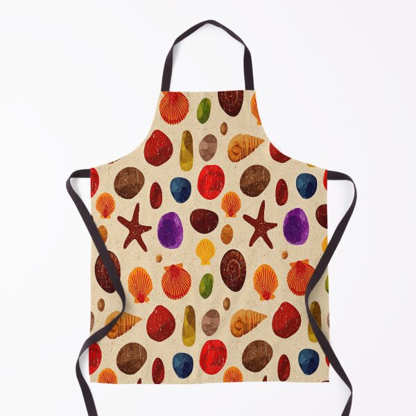Item preview, Red and Orange Painted Shells on Sand designed and sold by Piotrek0001.