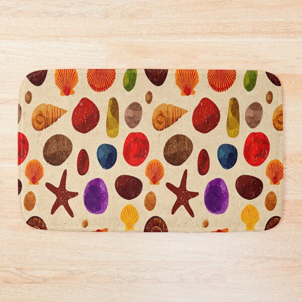 Item preview, Red and Orange Painted Shells on Sand designed and sold by Piotrek0001.