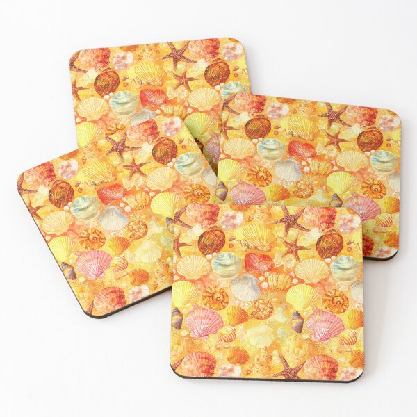 Item preview, Bright Summer Shells and Starfish Texture designed and sold by Piotrek0001.