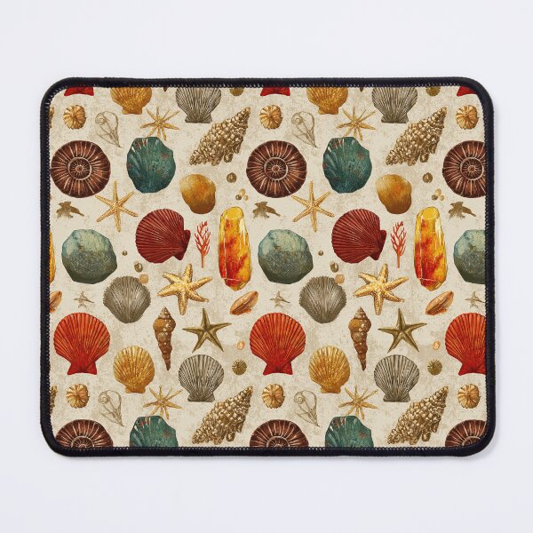 Item preview, Vintage Nautical Shells and Pebbles Pattern designed and sold by Piotrek0001.