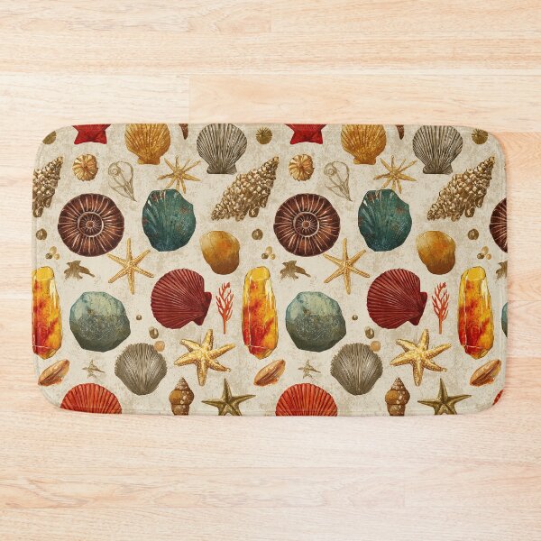 Item preview, Vintage Nautical Shells and Pebbles Pattern designed and sold by Piotrek0001.