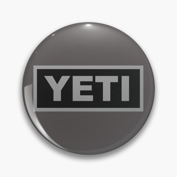 Item preview, Yeti cool outdoors camping box logo monochrome grey and black designed and sold by Kludoman.