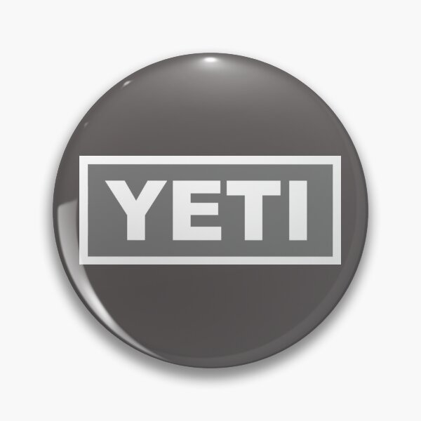 Item preview, Yeti cool outdoors camping box logo monochrome grey and white designed and sold by Kludoman.