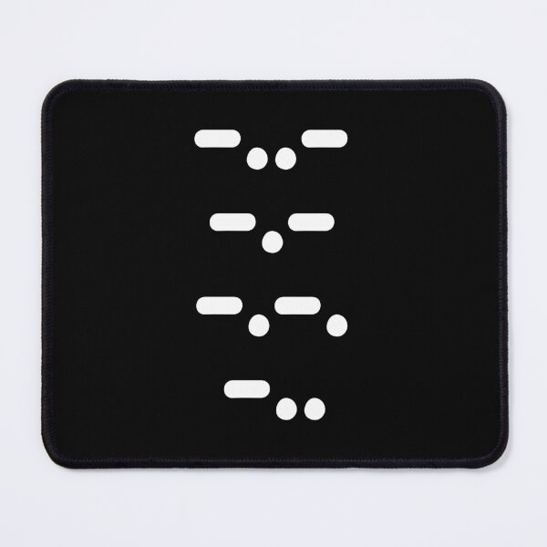 Item preview, XKCD Morse Code Minimal Communication Design designed and sold by AnnSign.