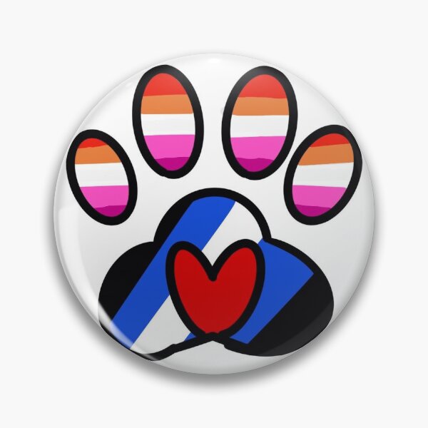 Item preview, Lesbian pup paw  designed and sold by Ears tails and toebeans.