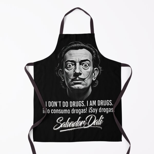 Item preview, Salvador Dalí Quote | "I Don’t Do Drugs. I Am Drugs" | Funny Surrealist Stoner Art Bilingual designed and sold by Alchemy Forge.