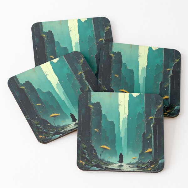 Item preview, The Emerald Passage: Journey Through Ancient Canyons designed and sold by Serene Strokes Art.